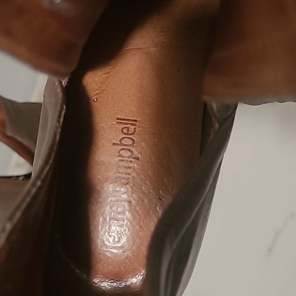 Jeffrey Campbell Cromwell Leather Ankle Boots Booties Sz 7.5 Brown Western Rodeo - Picture 11 of 16